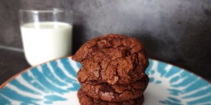 Beitragsbild des Blogbeitrags brownie cookies 
