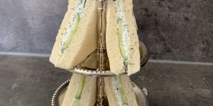Beitragsbild des Blogbeitrags tea sandwich mit gurke 