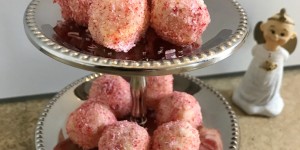 Beitragsbild des Blogbeitrags geschenke aus der küche – macadamia-kokostrüffel