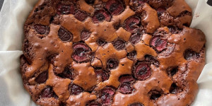 Beitragsbild des Blogbeitrags kirschbrownies