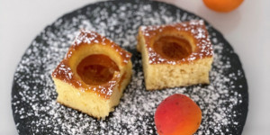 Beitragsbild des Blogbeitrags schneller marillenkuchen