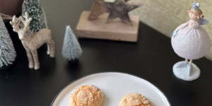 Beitragsbild des Blogbeitrags weihnachtskekse – orangen schneebälle 