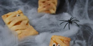 Beitragsbild des Blogbeitrags Mumienkekse für Halloween