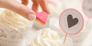 Beitragsbild des Blogbeitrags Cupcakes mit Herzen