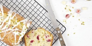 Beitragsbild des Blogbeitrags Cranberry Pistazien Kastenkuchen
