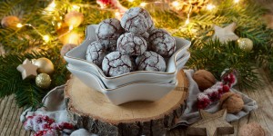 Beitragsbild des Blogbeitrags Chocolate Crinkle Cookies – Bauernbrötchen