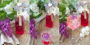 Beitragsbild des Blogbeitrags Fliederblütensirup & Fliederspritzer