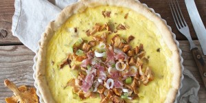 Beitragsbild des Blogbeitrags Eierschwammerl Quiche 