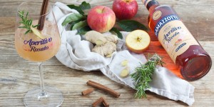 Beitragsbild des Blogbeitrags Apfel Ingwer Aperitivo