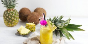 Beitragsbild des Blogbeitrags Pineapple Orange Coco Drink 