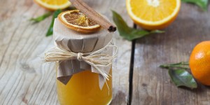 Beitragsbild des Blogbeitrags Orangenmarmelade mit Zimt 