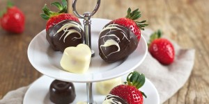Beitragsbild des Blogbeitrags Schoko Erdbeeren 