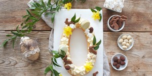 Beitragsbild des Blogbeitrags Letter Cake Ostertorte 