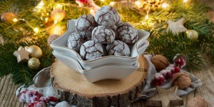 Beitragsbild des Blogbeitrags Chocolate Crinkle Cookies – Bauernbrötchen