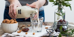 Beitragsbild des Blogbeitrags Mandelmilch 