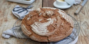 Beitragsbild des Blogbeitrags Bauernbrot ohne Sauerteig