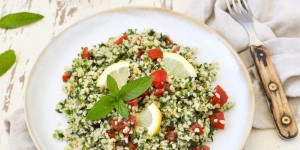 Beitragsbild des Blogbeitrags Tabouleh – Bulgursalat 