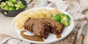 Beitragsbild des Blogbeitrags Saftiger Nussbraten