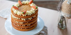 Beitragsbild des Blogbeitrags Karottentorte – Carrot Layer Cake