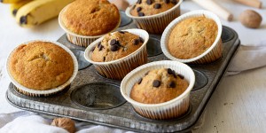 Beitragsbild des Blogbeitrags Bananen-Schoko-Muffins 