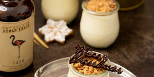 Beitragsbild des Blogbeitrags Weißes Lebkuchen-Mousse mit Gin