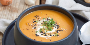Beitragsbild des Blogbeitrags Karottensuppe