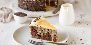 Beitragsbild des Blogbeitrags Eierlikörtorte mit Schokolade