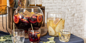 Beitragsbild des Blogbeitrags Birnen Cider Bowle