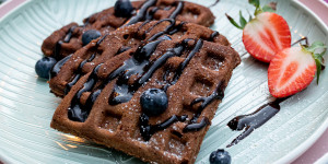 Beitragsbild des Blogbeitrags Schokowaffeln vom Grill