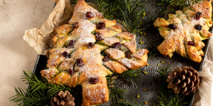 Beitragsbild des Blogbeitrags Süßer Tannenbaum mit Pistazien gefüllt
