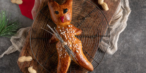 Beitragsbild des Blogbeitrags Krampus aus Germteig