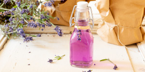 Beitragsbild des Blogbeitrags Lavendelsirup