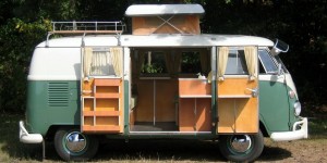 Beitragsbild des Blogbeitrags Reisen – Leben – Essen – Schlafen: Die Campingbus Bibel