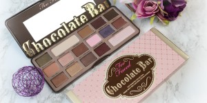 Beitragsbild des Blogbeitrags Ultraviolet AMU mit der Too Faced Chocolate Bar Palette