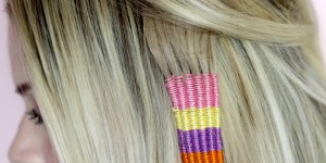 Beitragsbild des Blogbeitrags Coachella Festival Hairstyle – DIY Hair Tapestry 