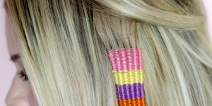 Beitragsbild des Blogbeitrags Coachella Festival Hairstyle – DIY Hair Tapestry