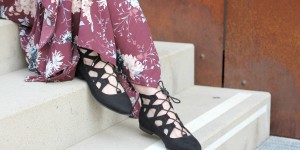 Beitragsbild des Blogbeitrags {Outfit} Maxikleid und Riemchenballerinas