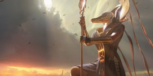 Beitragsbild des Blogbeitrags Amonkhet: Magic the Gathering Review – Von Katzen und Zombies