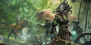 Beitragsbild des Blogbeitrags Piraten, Dinosaurier und Meervölker: Das neue Magic the Gathering Set Ixalan ist ab sofort erhältlich