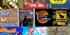 Beitragsbild des Blogbeitrags Jubiläumsartikel zum 6 jährigen Bestehen: Die Top 10 der obskursten Spiele aller Zeiten