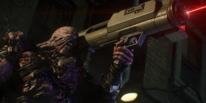 Beitragsbild des Blogbeitrags Capcom: Nemesis aus Resident Evil 3 zeigt sein grauenhaftes Gesicht und sein Waffenarsenal