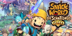 Beitragsbild des Blogbeitrags Review: Snack World: Die Schatzjagd – Gold – Viele Dungeons und leckerer Loot 