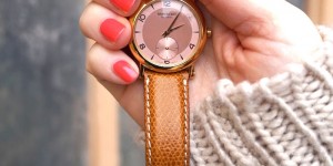 Beitragsbild des Blogbeitrags Klassische Armbanduhren - Rosé & Cognac 