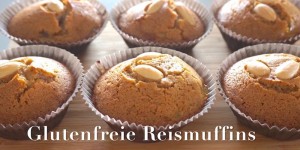 Beitragsbild des Blogbeitrags Single Rezepte, für sich alleine backen - glutenfreie Reismuffins 