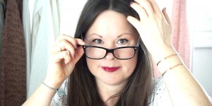 Beitragsbild des Blogbeitrags Augen schminken zur Brille - Make up Tutorial, warme Farben