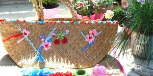 Beitragsbild des Blogbeitrags Mode & Leben x 2 .. DIY Ideen - So wird die Korbtasche zu einem Einzelstück