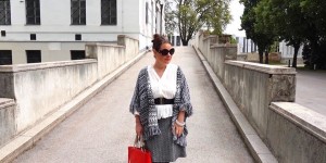 Beitragsbild des Blogbeitrags Outfit - Black and White im Mustermix 