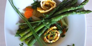 Beitragsbild des Blogbeitrags Souping statt Juicing oder auch die gute Frühlings-Gemüsesuppe