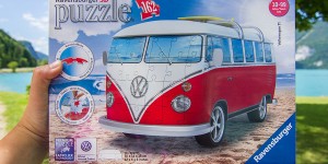 Beitragsbild des Blogbeitrags Surfen, Reisen, VW Bulli - Gewinnspiel 3D Puzzle Volkswagen T1 