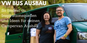 Beitragsbild des Blogbeitrags VW Bus Ausbau Ideen: So findest du Inspirationsquellen für deinen Camperausbau 